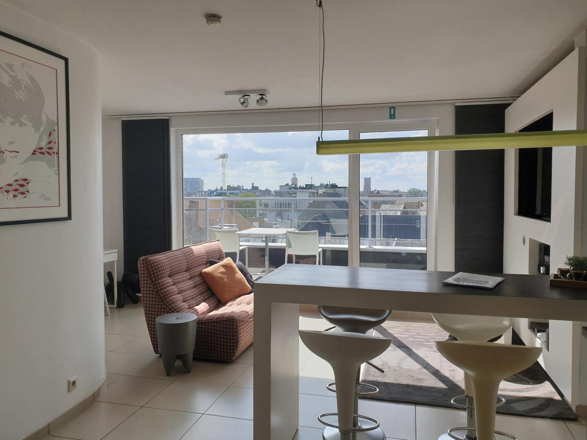 شقة Penthouse Bij Leopoldpark أوستيند المظهر الخارجي الصورة