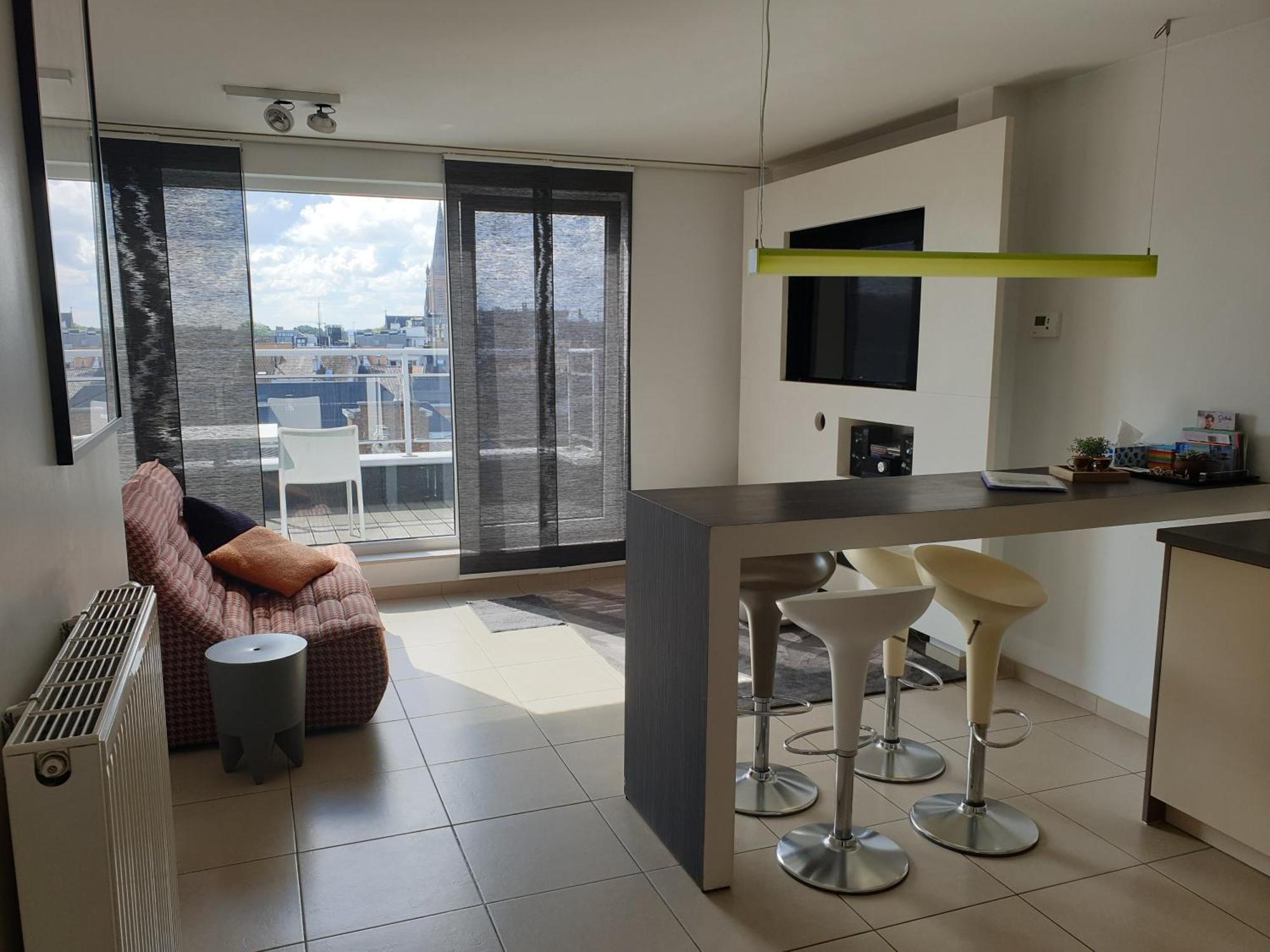 شقة Penthouse Bij Leopoldpark أوستيند المظهر الخارجي الصورة