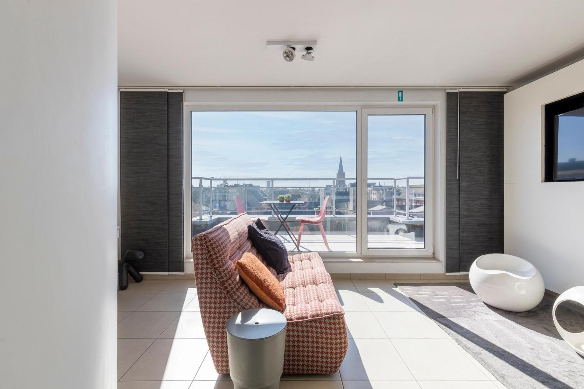 شقة Penthouse Bij Leopoldpark أوستيند المظهر الخارجي الصورة