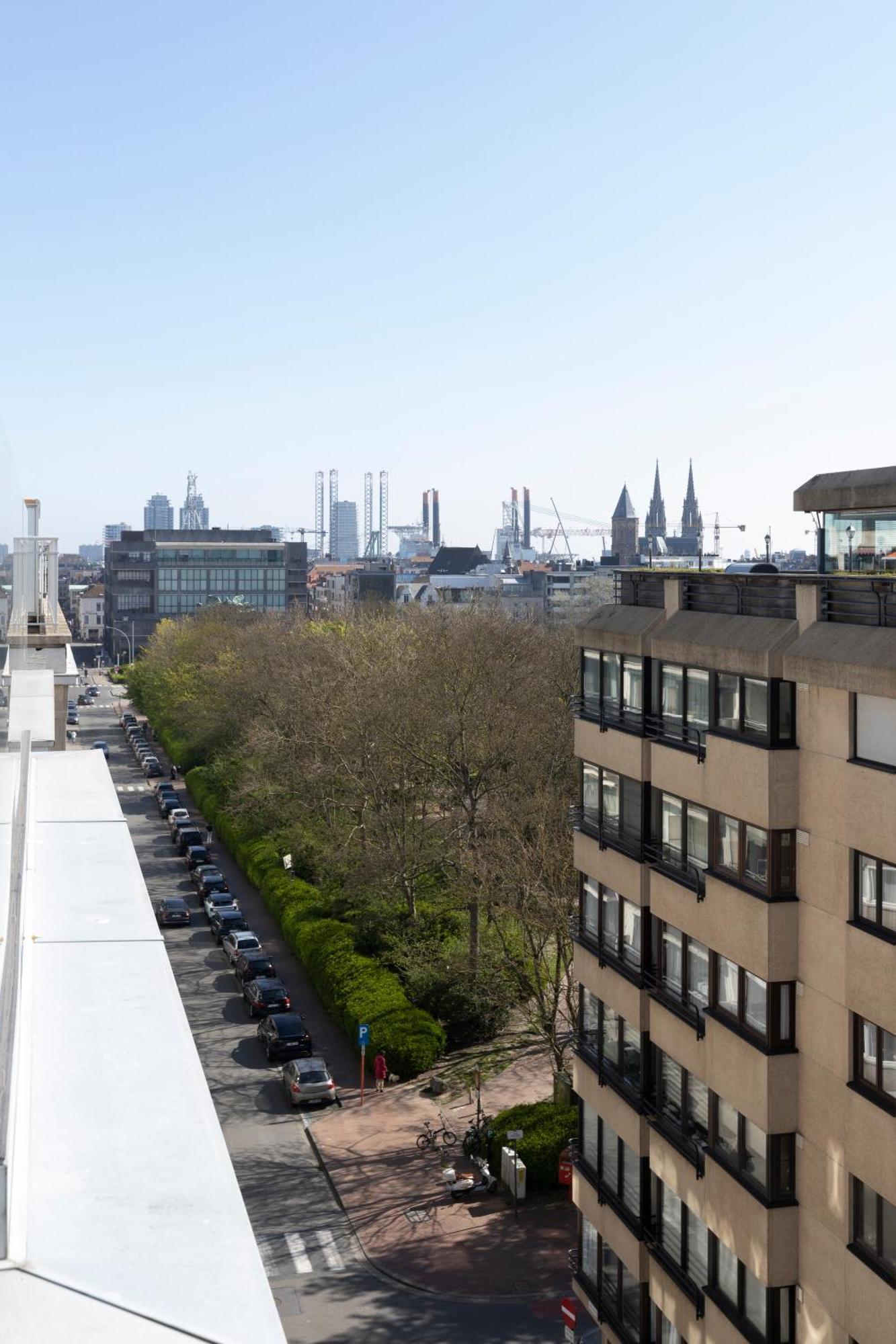 شقة Penthouse Bij Leopoldpark أوستيند المظهر الخارجي الصورة
