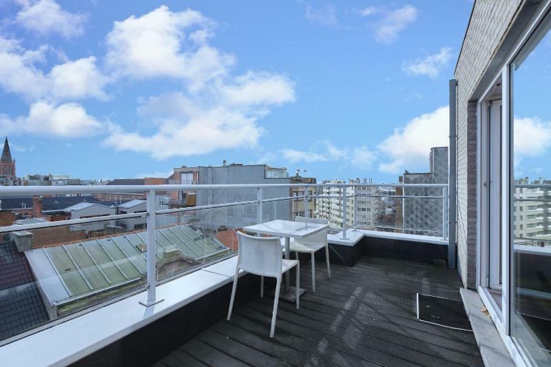 شقة Penthouse Bij Leopoldpark أوستيند المظهر الخارجي الصورة